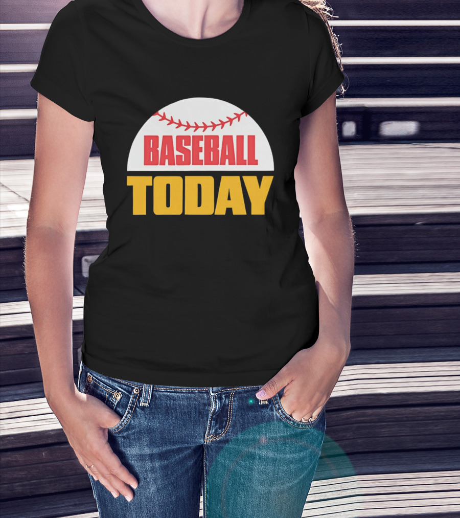 Baseball Today Embroidered 2026 Vintage Style Sports T-Shirt