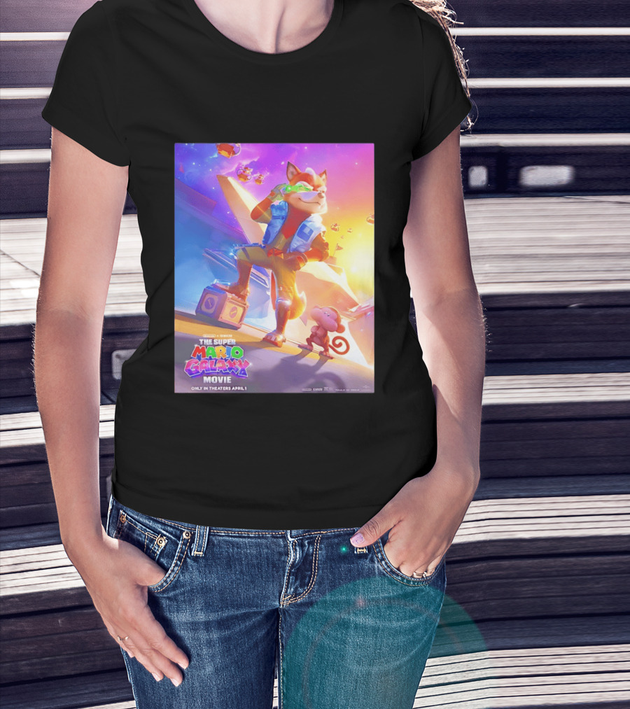 The Super Mario Galaxy Movie Featuring Fox McCloud Teaser T-Shirt