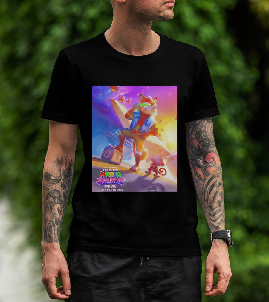 The Super Mario Galaxy Movie Featuring Fox McCloud Teaser T-Shirt