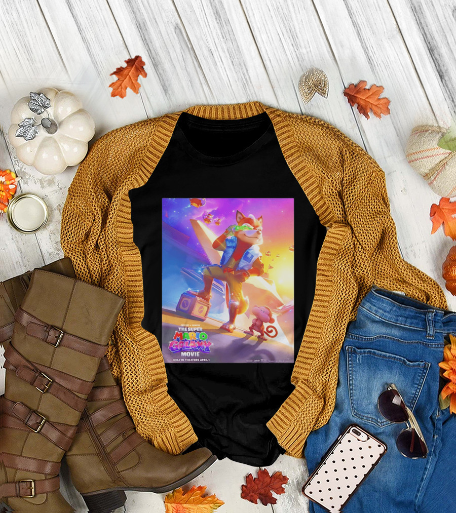 The Super Mario Galaxy Movie Featuring Fox McCloud Teaser T-Shirt