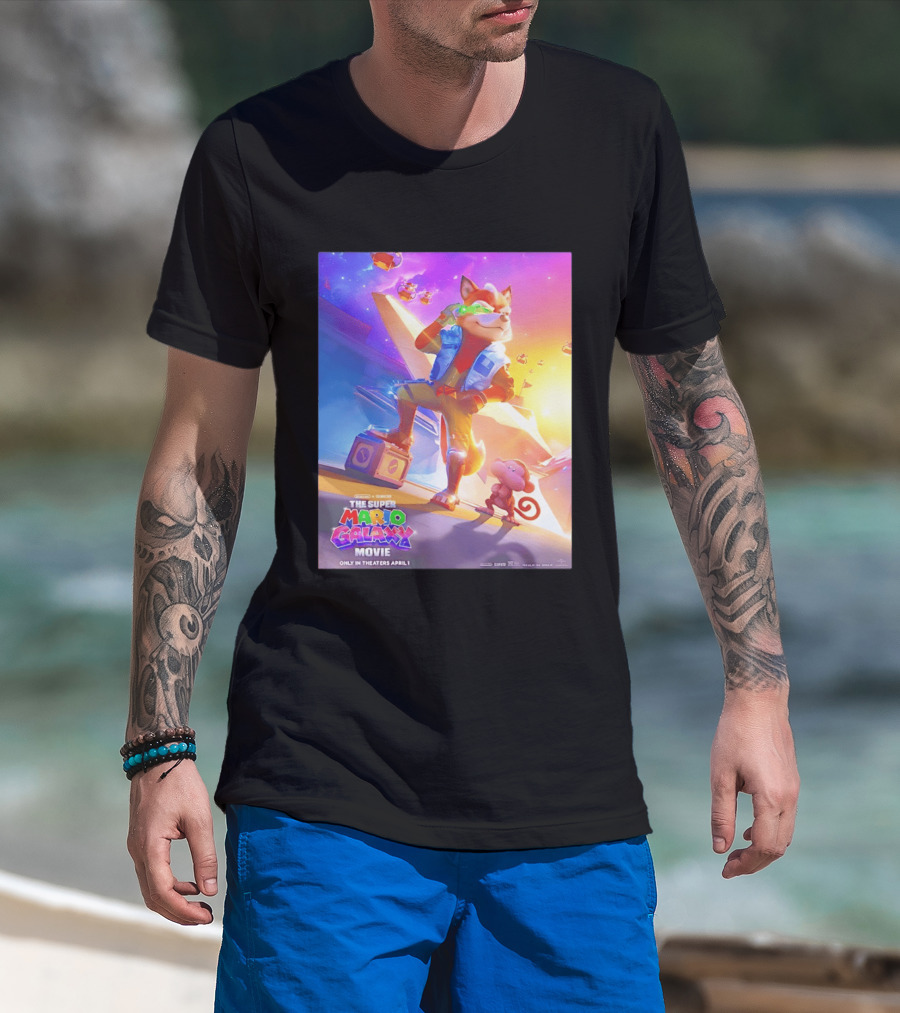 The Super Mario Galaxy Movie Featuring Fox McCloud Teaser T-Shirt