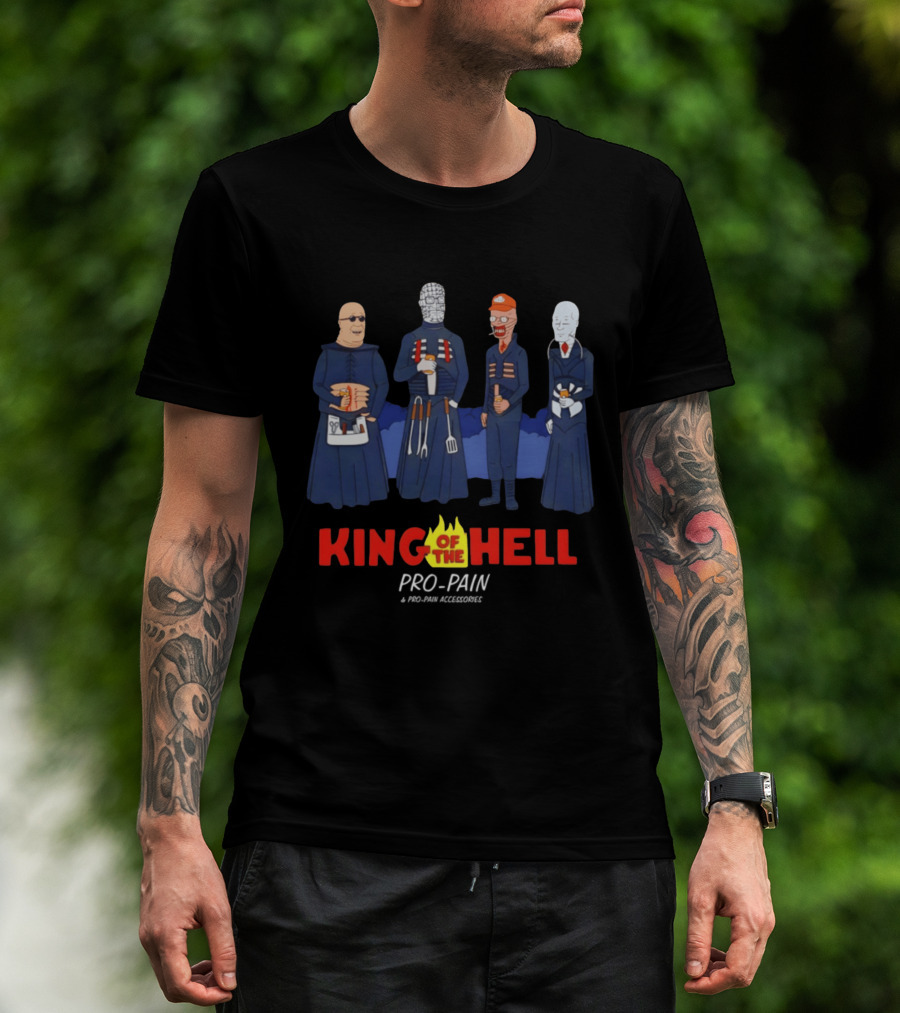 King Of The Hell Pro Pain Characters Mashup T-Shirt