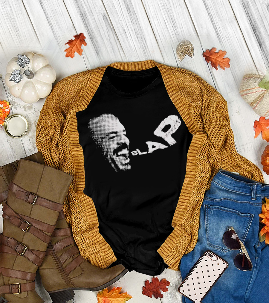 Blap Halftone Scream Expression Art Piece T-Shirt