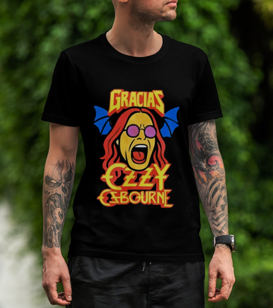 Gracias Ozzy Osbourne Colorful T-Shirt