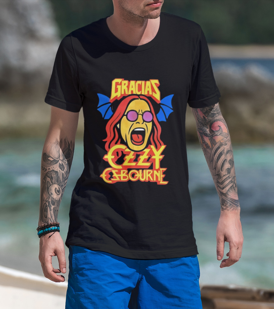Gracias Ozzy Osbourne Colorful T-Shirt