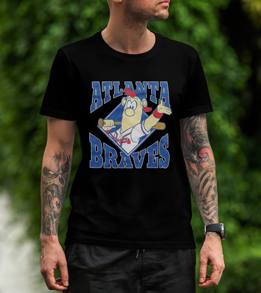 Atlanta Braves Blooper MLB Baseball T-Shirt