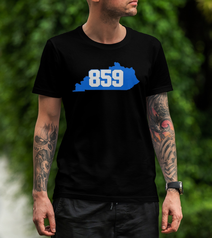 Kentucky Bluegrass Region 859 Area Code T-Shirt
