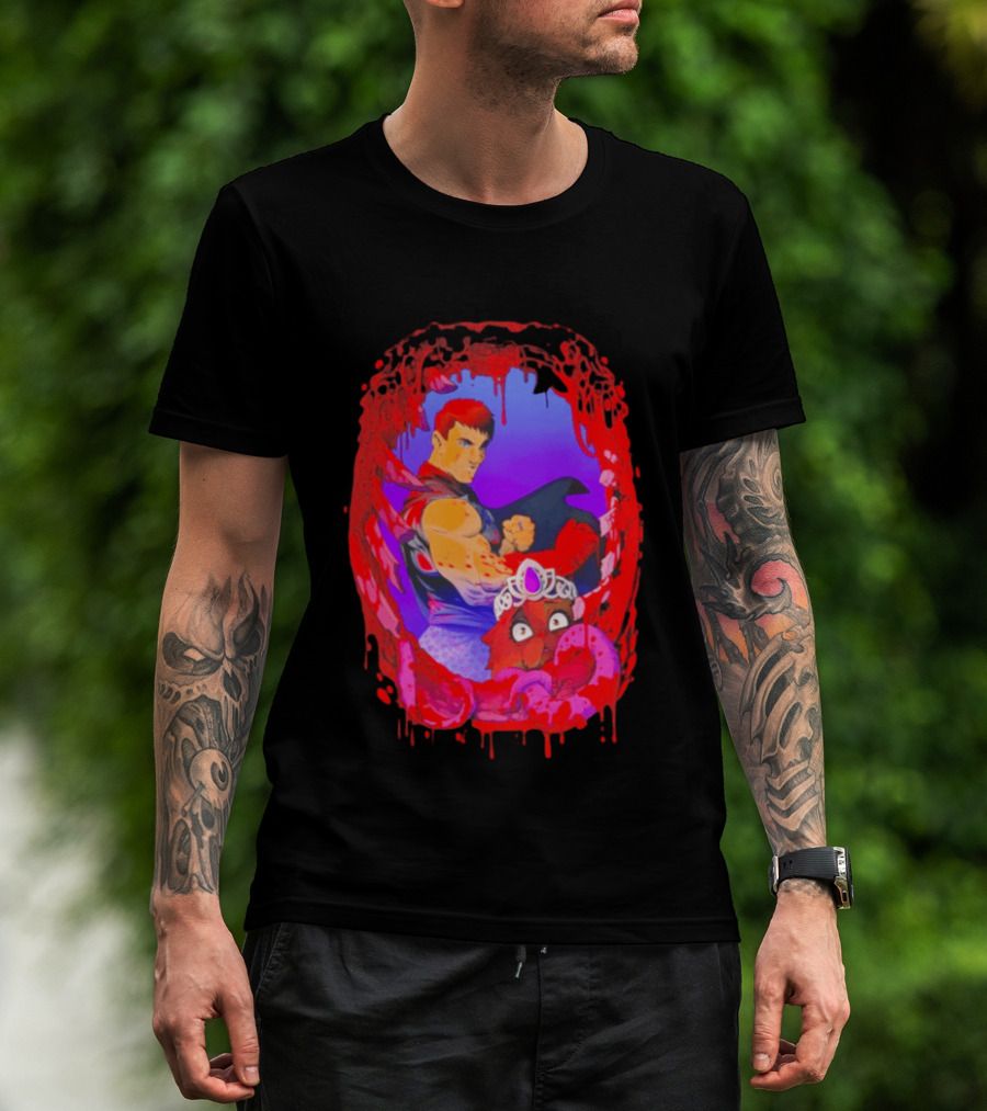Carl Princess Donut Dungeon Crawler Carl Blood Dripping Frame Fantasy T-Shirt
