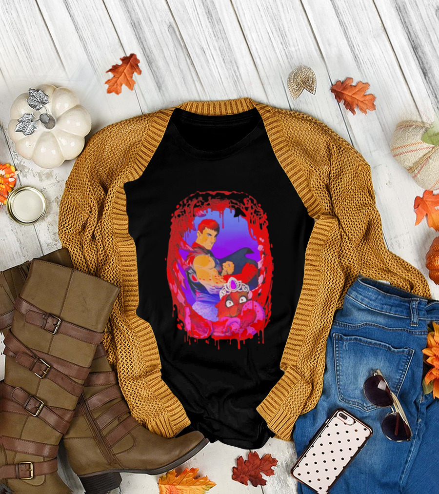 Carl Princess Donut Dungeon Crawler Carl Blood Dripping Frame Fantasy T-Shirt