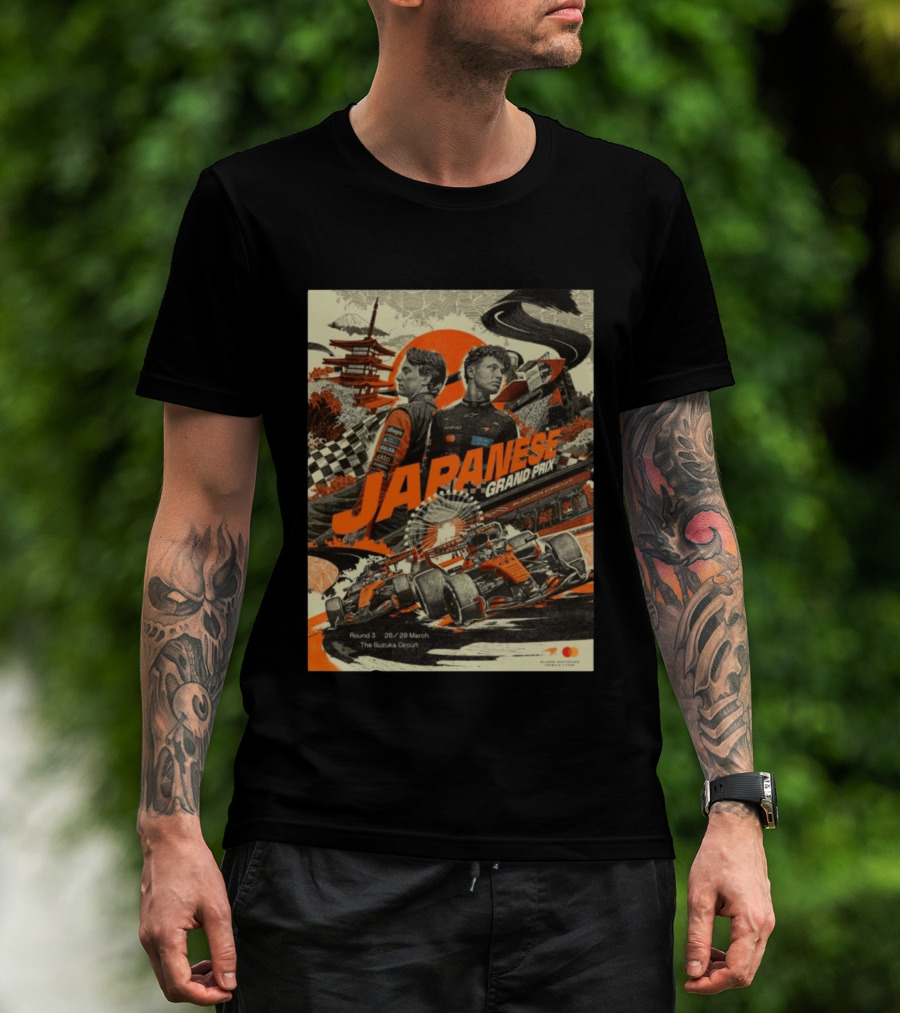 McLaren Mastercard Formula 1 Team Japanese Grand Prix 2026 Suzuka Circuit March 26 29 T-Shirt