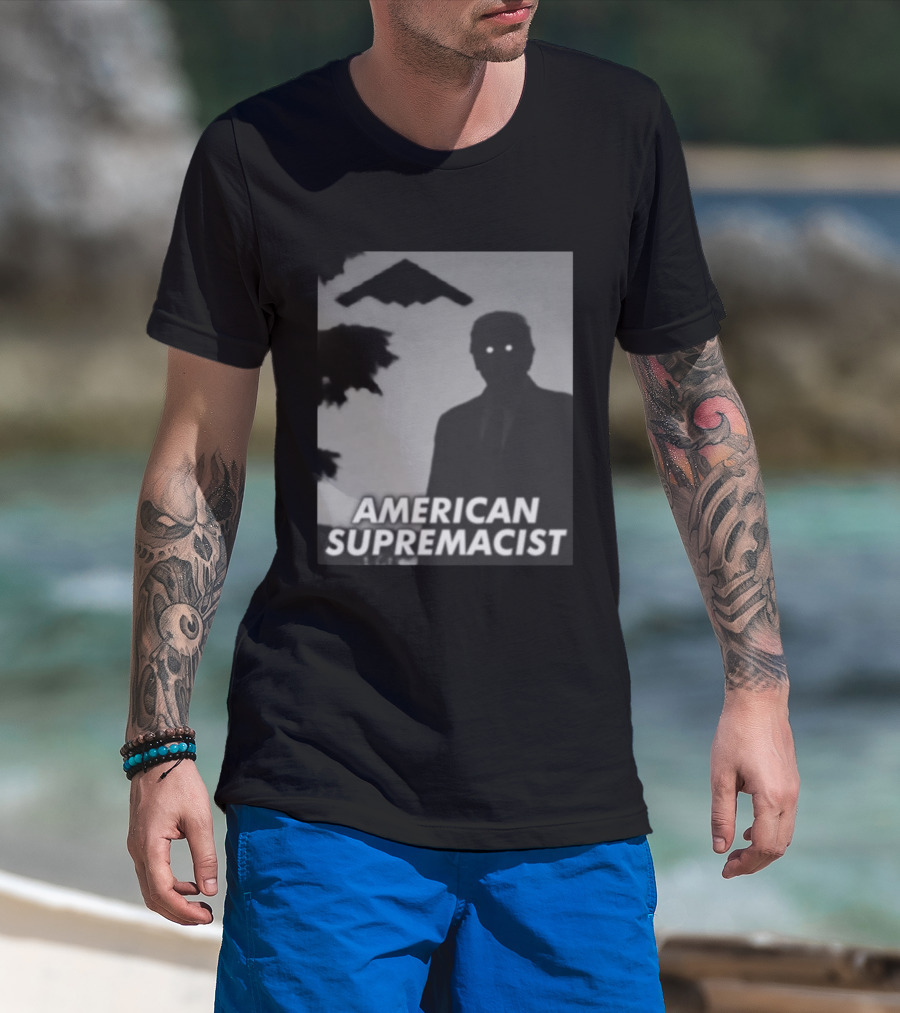 American Supremacist Donal Trump Silhouette Eyes B2 T-Shirt