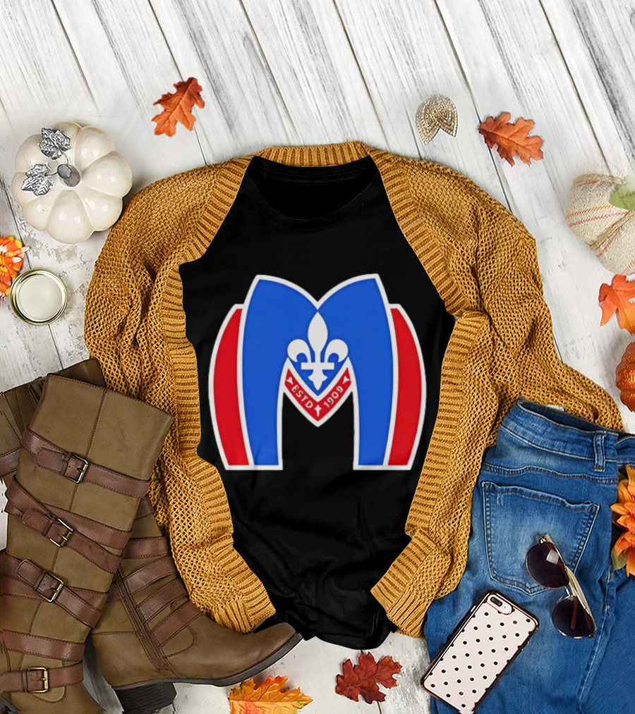 Montreal Metros Shane Hollander ESTD 1909 Fleur de lis T-Shirt
