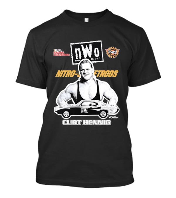 Mr. Perfect Curt Hennig NWo New World Order WCW Nitro Racing Champions Road Wild T-Shirt