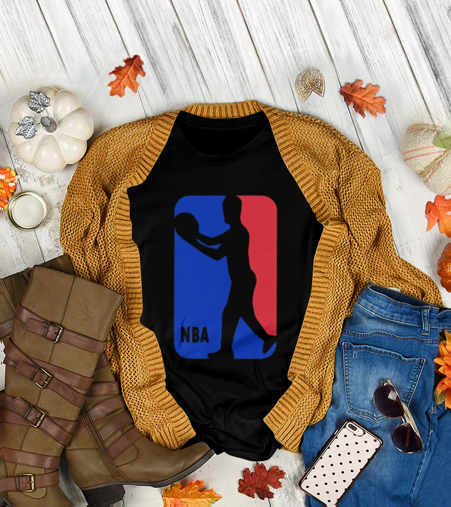 NBA Basketball Player Blue Red T-Shirt