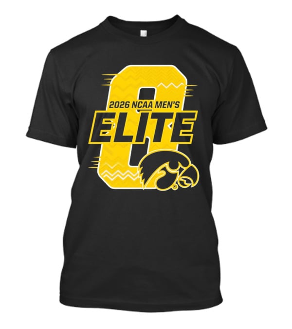Iowa Hawkeyes 2026 NCAA Men's Elite 8 Basketball T-Shirt