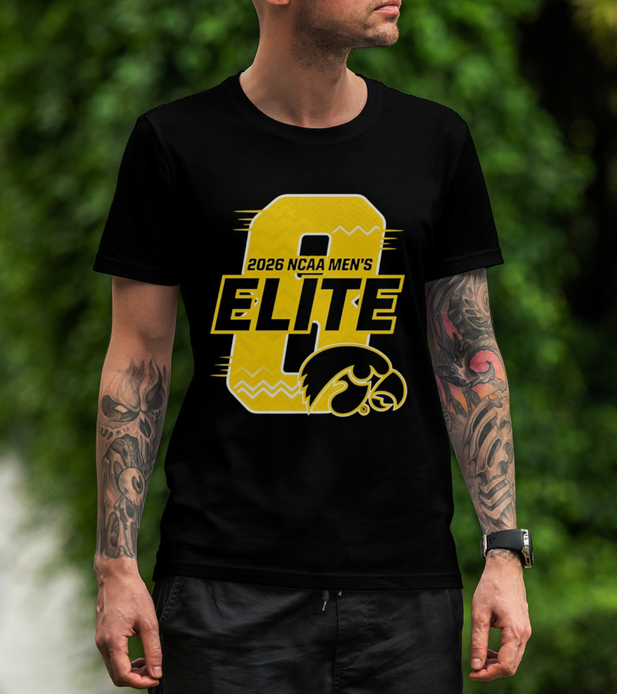 Iowa Hawkeyes 2026 NCAA Men's Elite 8 Basketball T-Shirt