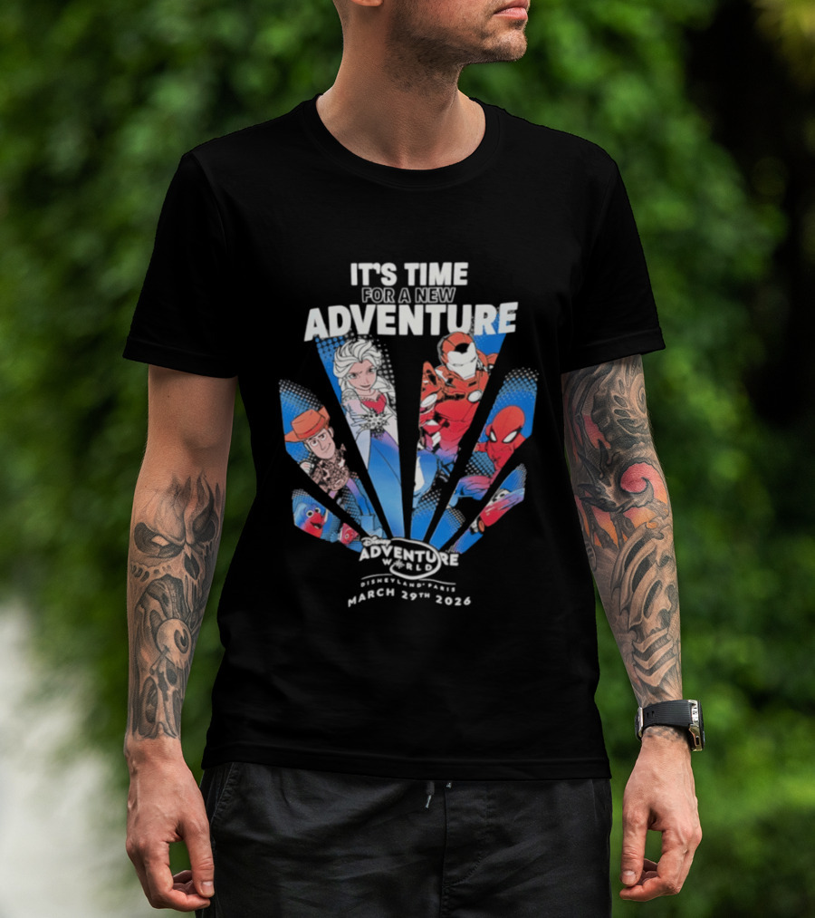 It's Time For A New Adventure At Disney March 29th 2026 T-Shirt
