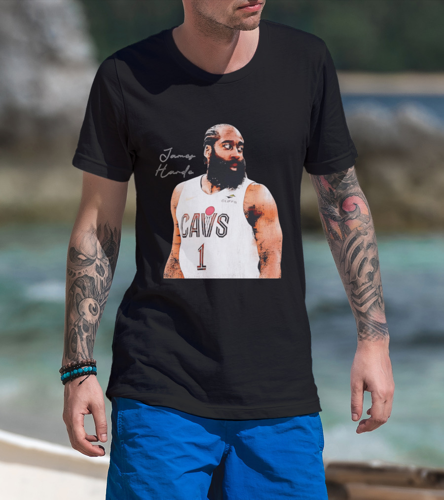 James Harden Cleveland Cavaliers CAVS Basketball 2026 NBA Champs T-Shirt
