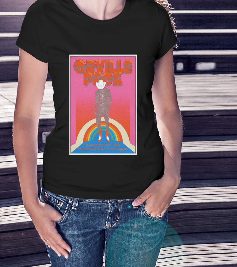 Orville Peck Hollywood Bowl Los Angeles September 18th 2026 Rainbow Cowboy T-Shirt