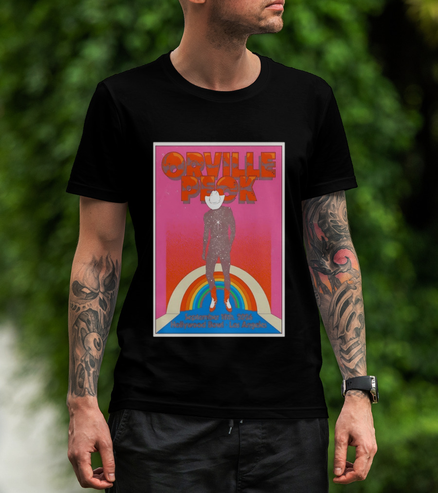 Orville Peck Hollywood Bowl Los Angeles September 18th 2026 Rainbow Cowboy T-Shirt