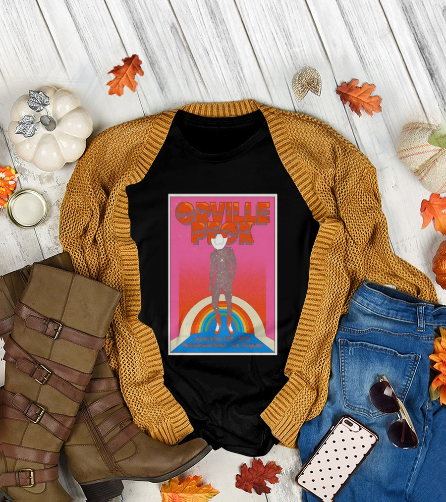 Orville Peck Hollywood Bowl Los Angeles September 18th 2026 Rainbow Cowboy T-Shirt