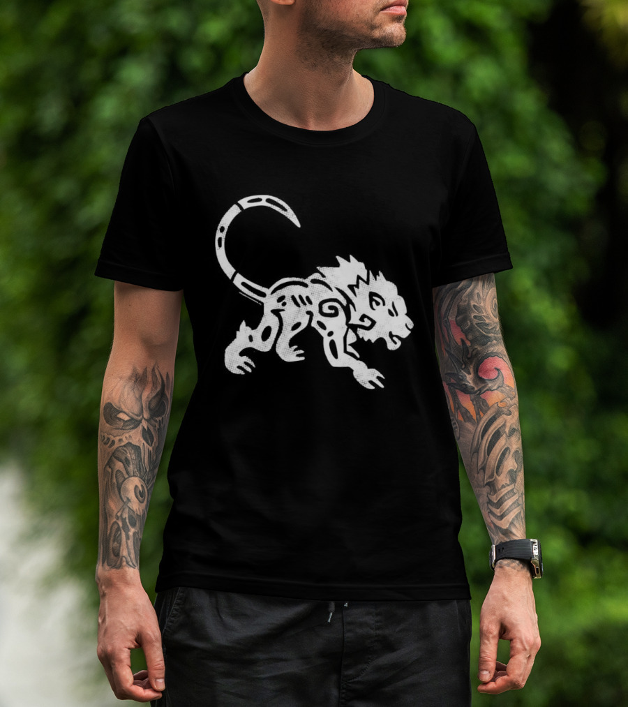 Wizard101 Hidden Temple Jaguars Embroidered White Jaguar T-Shirt
