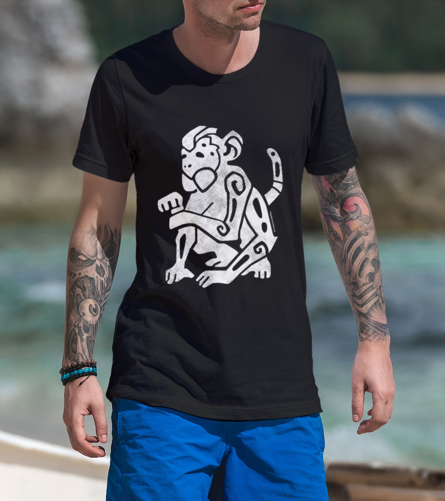 Wizard101 Hidden Temple Monkeys Tribal Motif T-Shirt