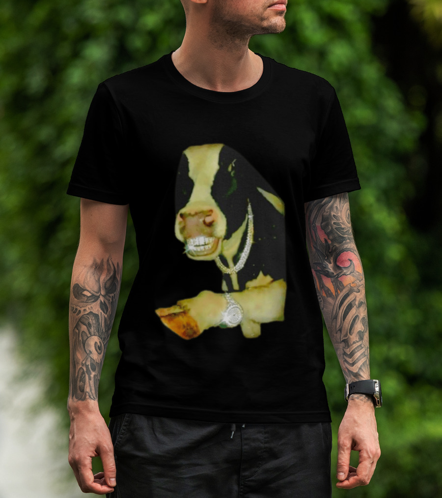 Rich Bull Grillz Bling Necklace And Jewelry T-Shirt