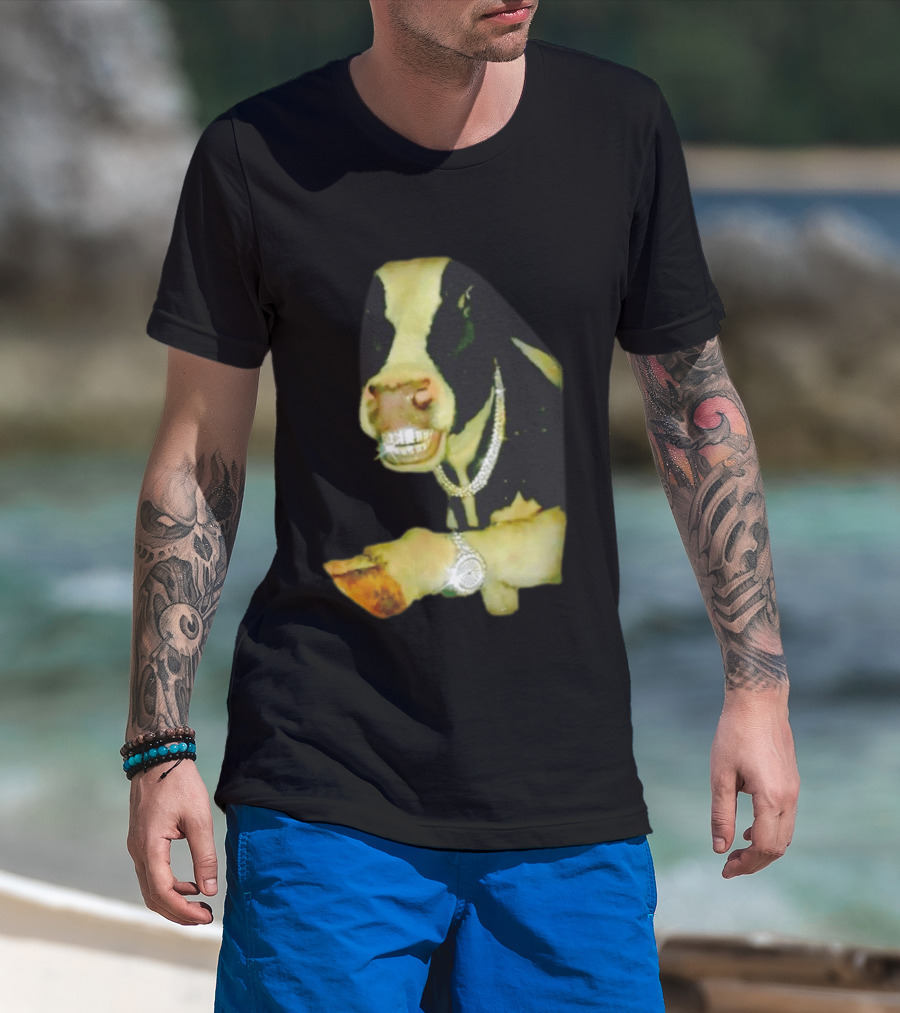 Rich Bull Grillz Bling Necklace And Jewelry T-Shirt