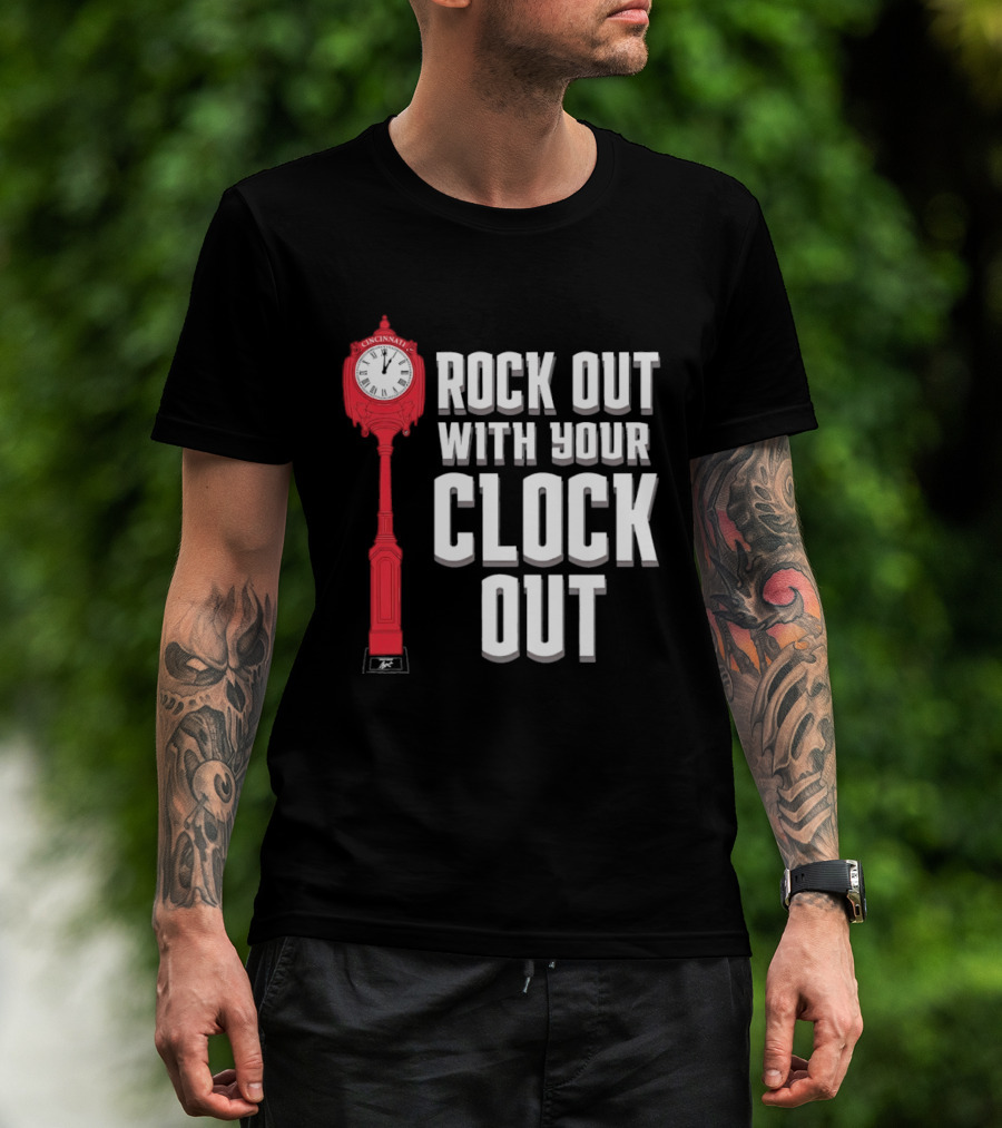 Rock Out With Your Clock Out Cincinnati Tower T-Shirt