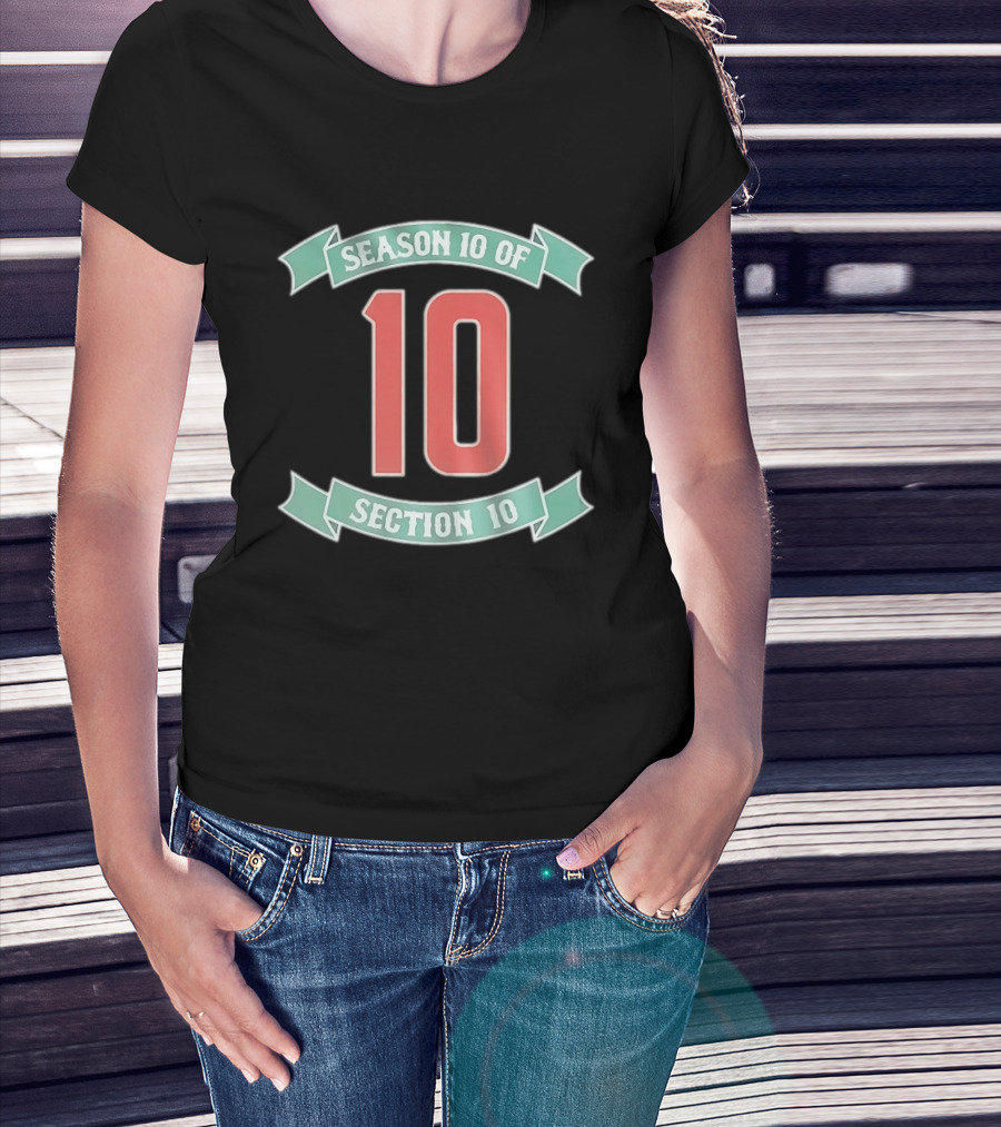 Season 10 Of Section 10 Retro Banner T-Shirt
