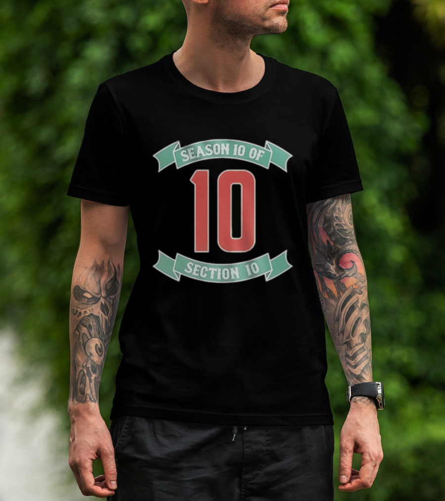 Season 10 Of Section 10 Retro Banner T-Shirt