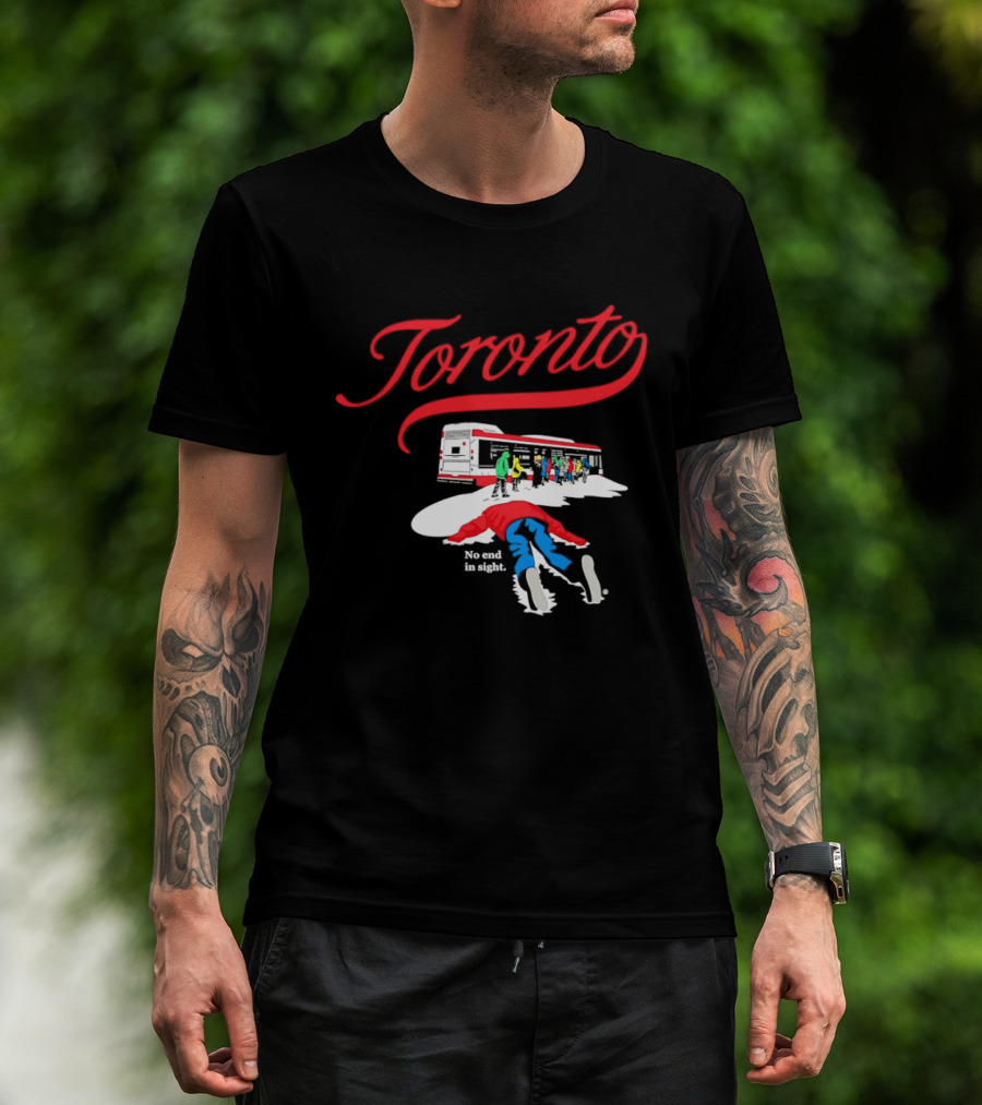 Toronto Transit Commission Bus No End In Sight T-Shirt