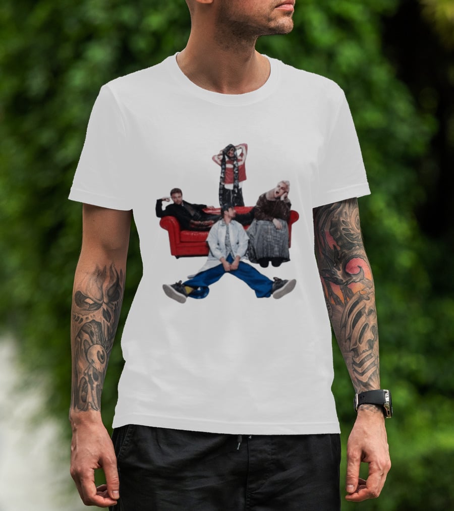 5 Seconds Of Summer Everyone's A Star World Tour 2026 Red Couch Moments T-Shirt