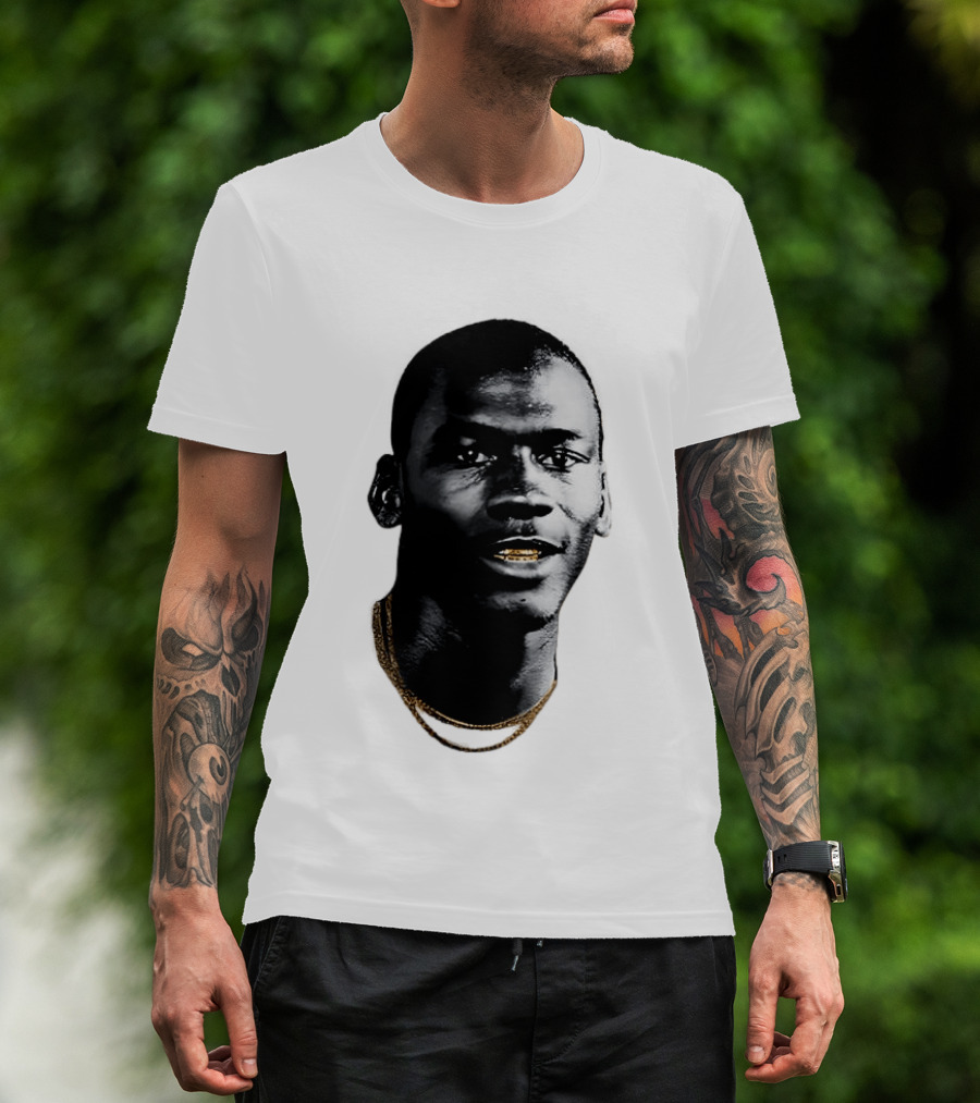 Michael JD Gold Teeth Grill Face T-Shirt