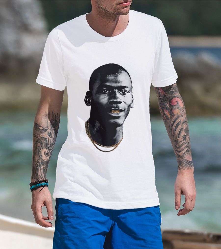 Michael JD Gold Teeth Grill Face T-Shirt