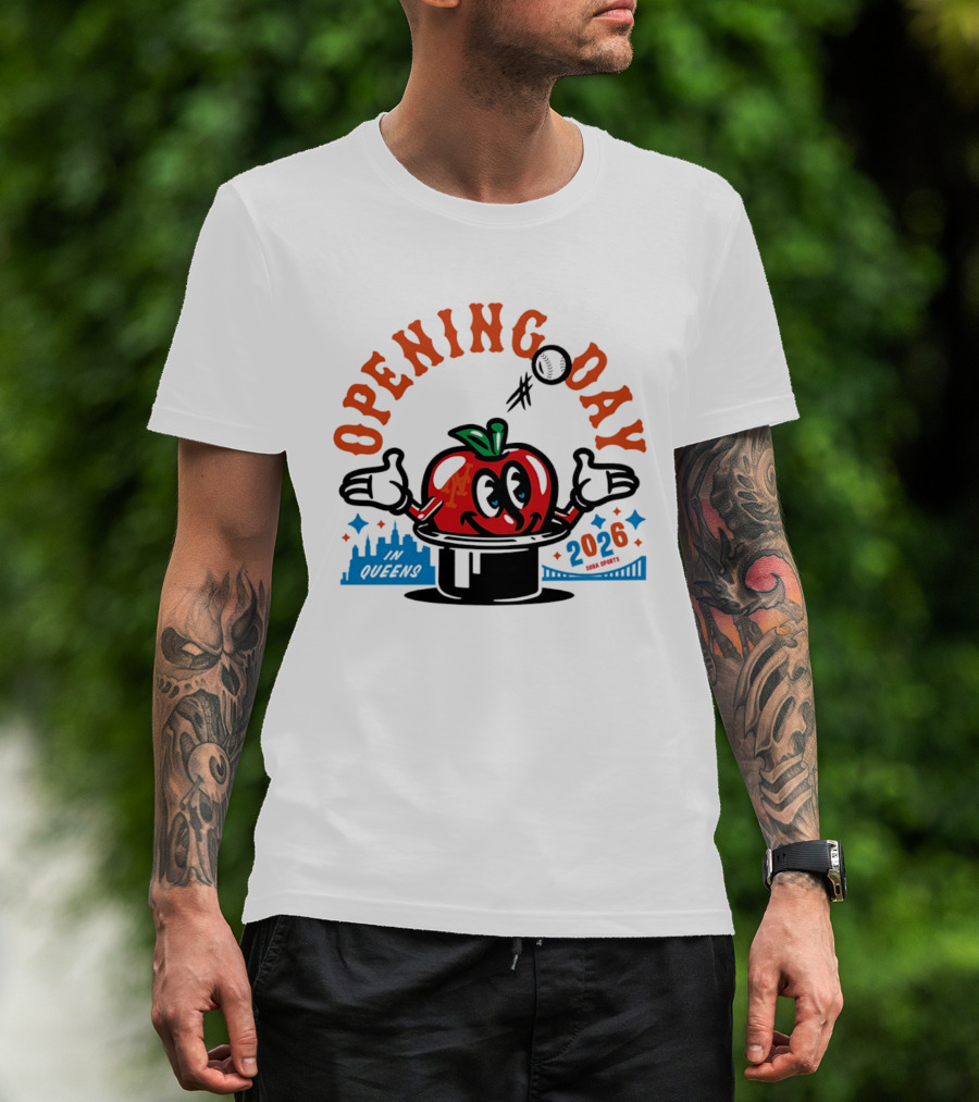 New York Mets Opening Day 2026 Queens Baseball T-Shirt