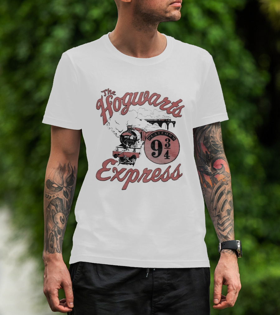 The Hogwarts Express Platform 9 3/4 Train With Smoke T-Shirt