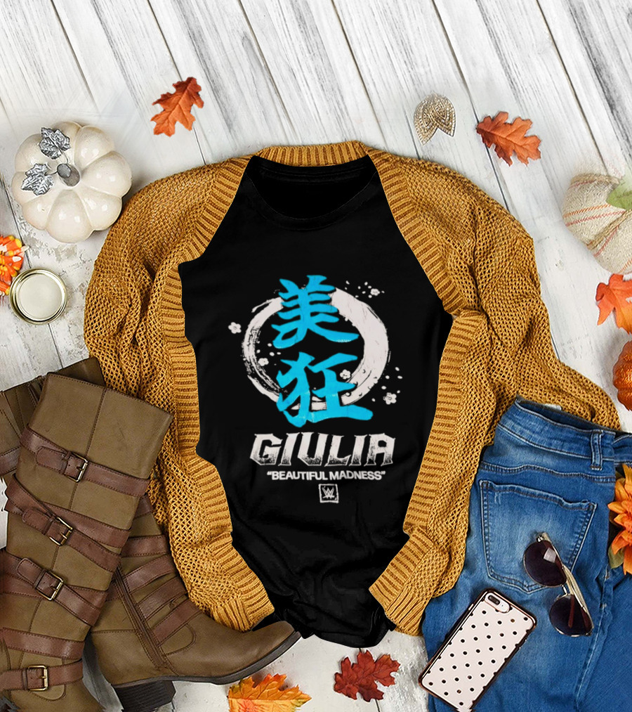 Giulia Beautiful Madness Kanji Brushstroke T-Shirt
