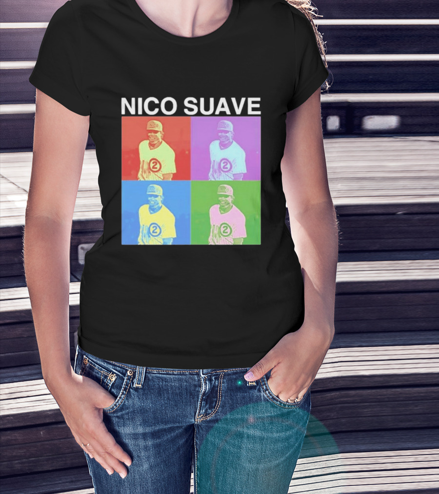 Nico Hoerner Nico Suave Chicago Cubs Player Number 2 Pop T-Shirt