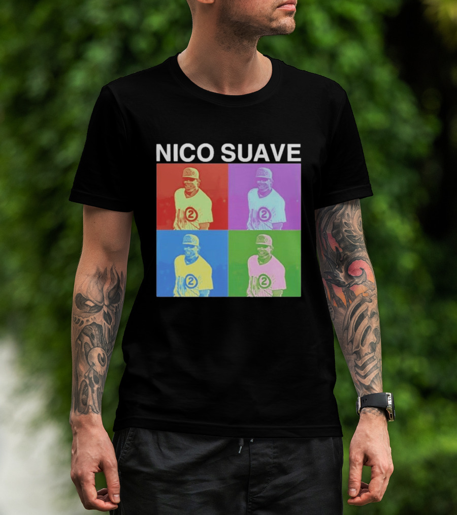 Nico Hoerner Nico Suave Chicago Cubs Player Number 2 Pop T-Shirt