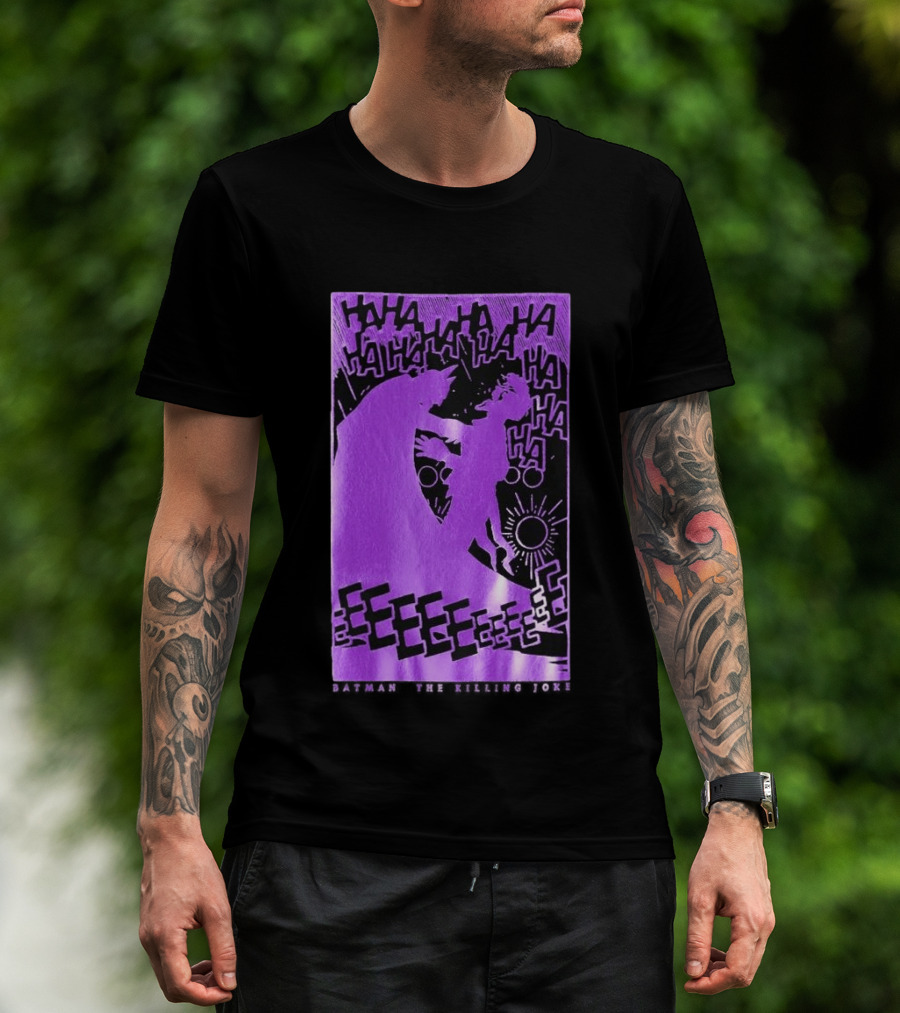 OVO X Batman X The Joker The Killing Joke Deluxe HAHAHA EEEEE T-Shirt