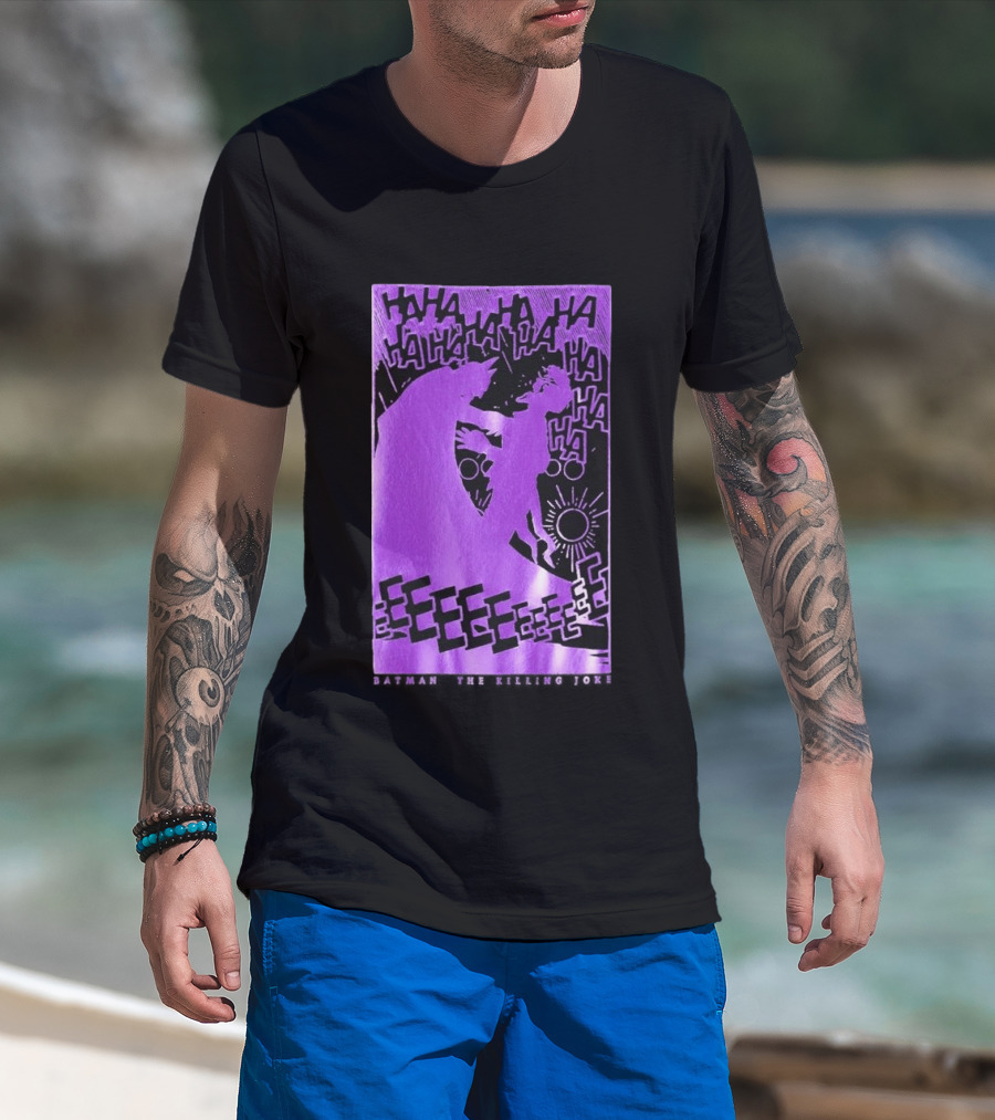 OVO X Batman X The Joker The Killing Joke Deluxe HAHAHA EEEEE T-Shirt