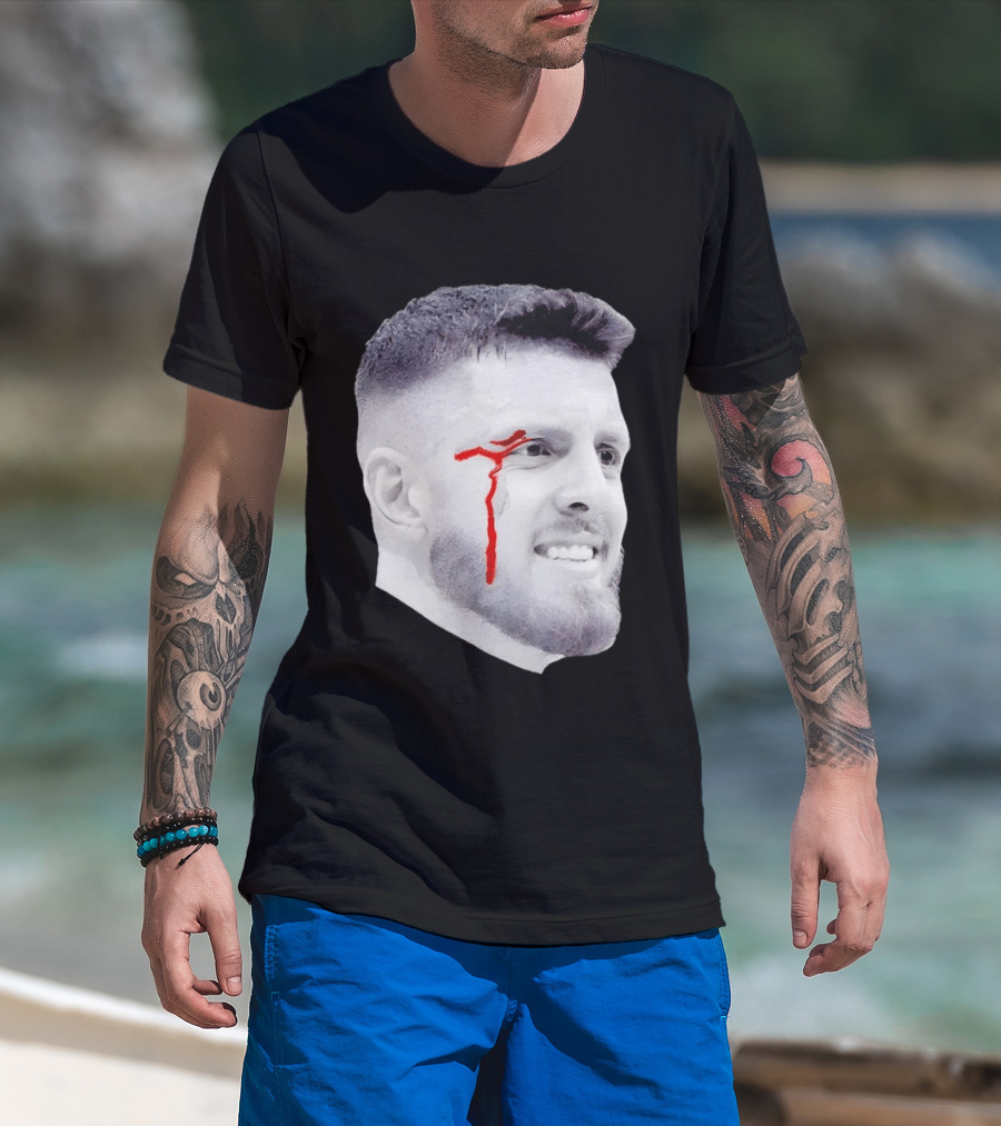 Isaiah Hartenstein IHart Bighead Bloody Face T-Shirt