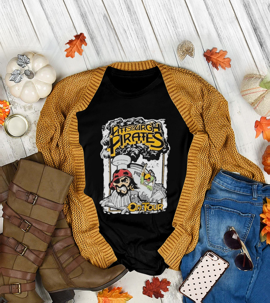Pittsburgh Pirates P412 On Tour Pirate and Parrot Train T-Shirt