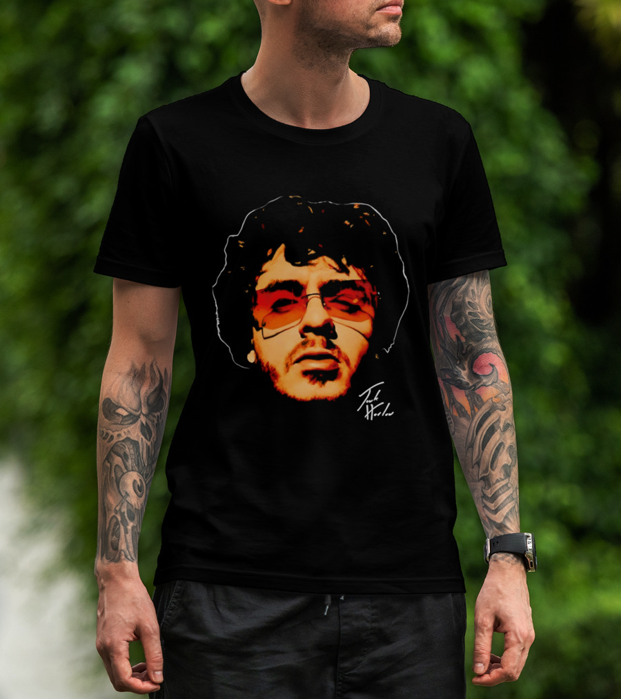 Jack Harlow Big Head Face Art With Signature T-Shirt