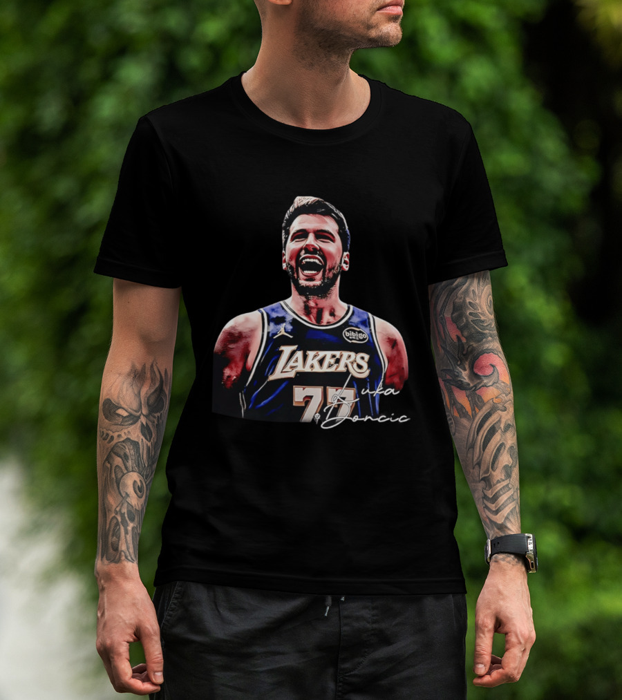 Luka Doncic Number 77 Los Angeles Lakers MVP 2026 T-Shirt