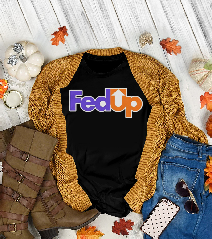 Fed Up Arrow Logo Spoof T-Shirt