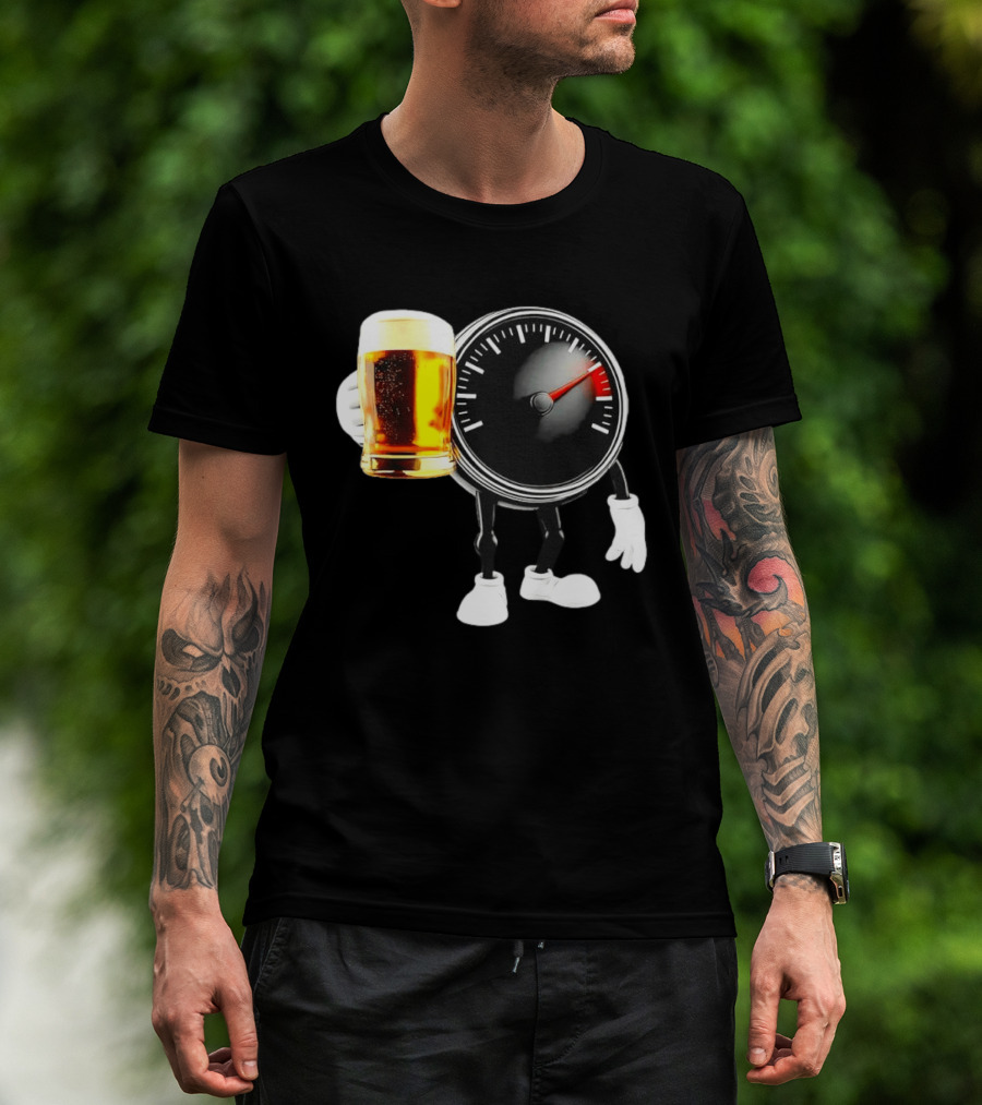 Speedometer Beer Do Not Drink Alcohol When Driving Awareness T-Shirt