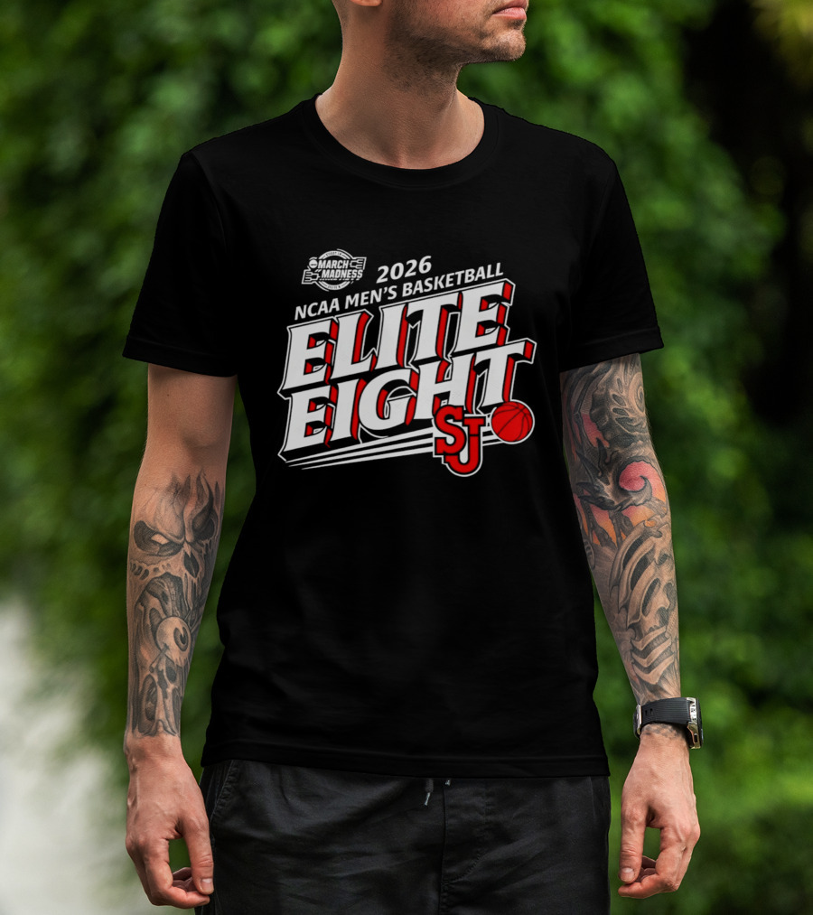 2026 NCAA Men's Basketball Elite Eight SJU T-Shirt
